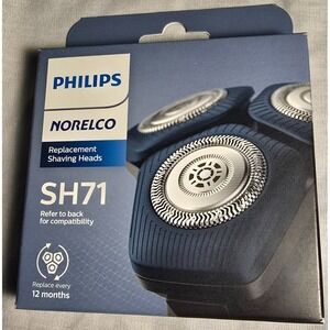 Philips Norelco SH71/52 Replacement Shaving Heads For Shaver Series 7000 NEW